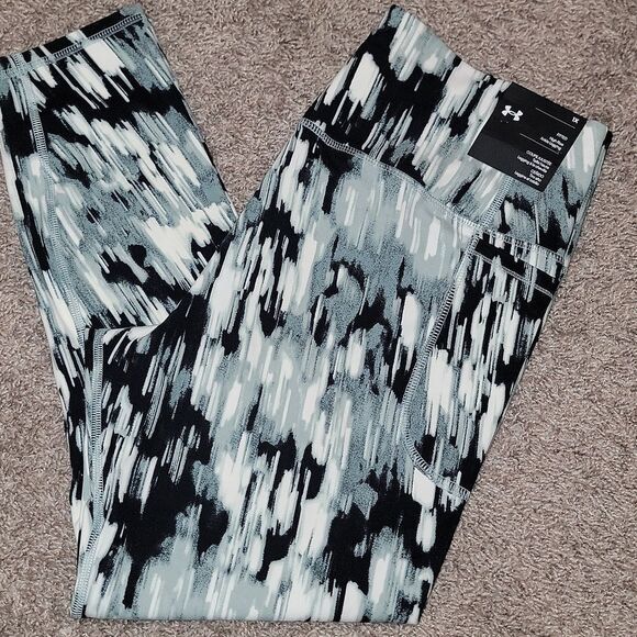 New Under Armour UA Motion Printed High Rise Ankle Leggings • Fitted • Size 1X - Picture 6 of 12